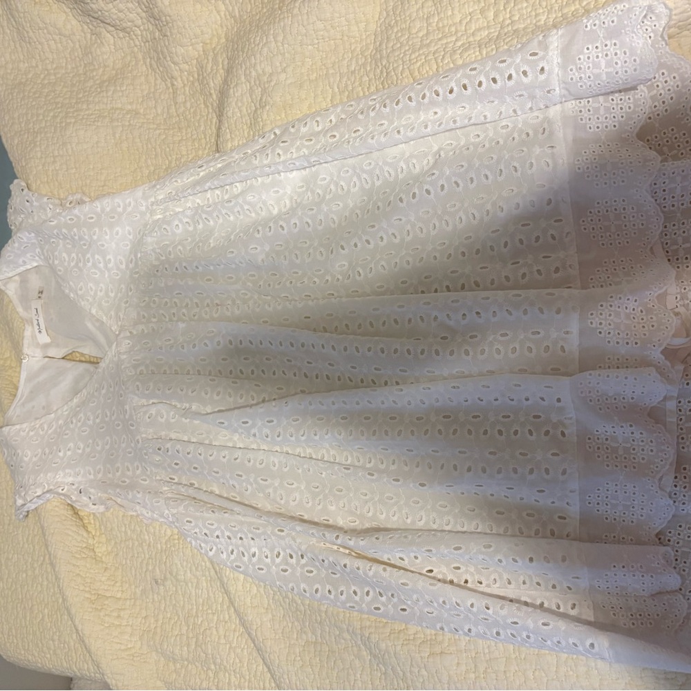 White Eyelet Dress